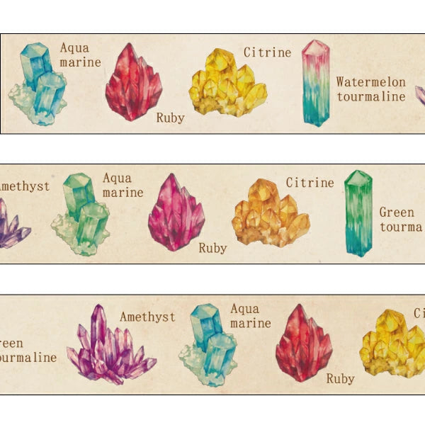 Mineralogy Washi Tape