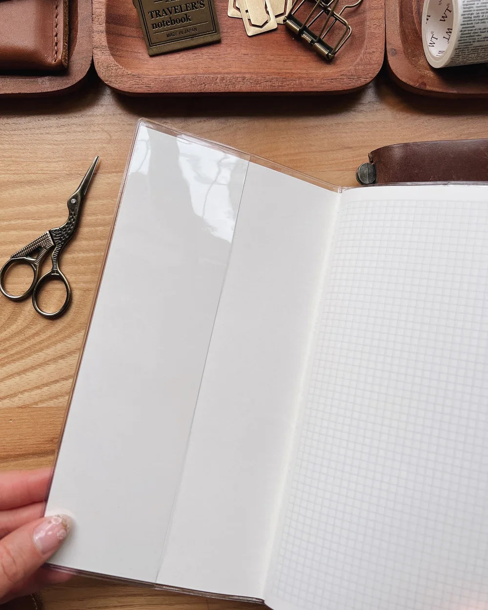 Sarica Studio Clear Cover for Standard Traveler's Notebook