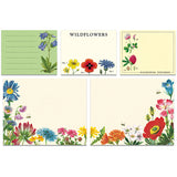 Wildflowers Sticky Notes Tin Cavallini & Co. (300 count)