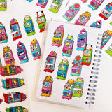 tabetaaii - Fun Tabegachapon Sticker Sheet