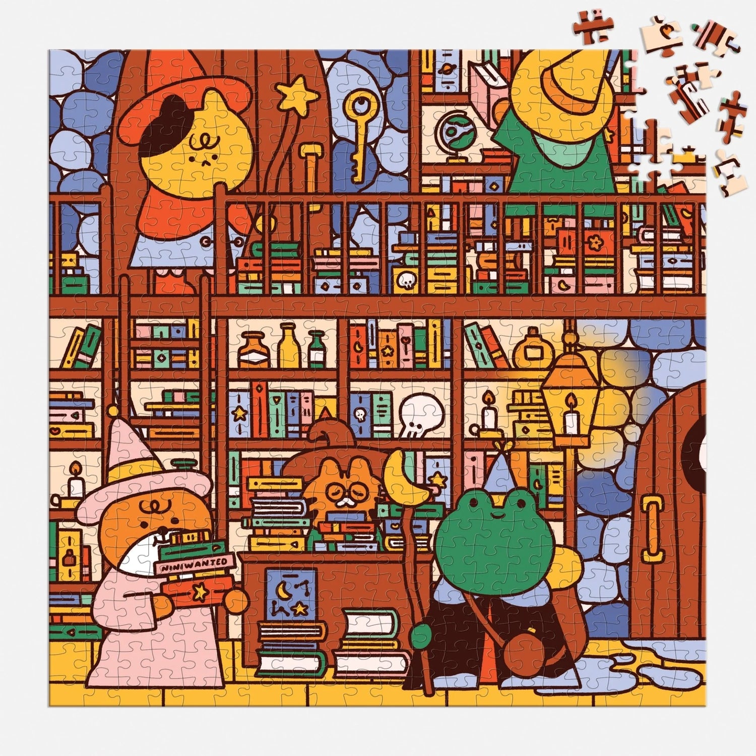The Wizard's Library 500 Piece Family Puzzle – Little Craft Place