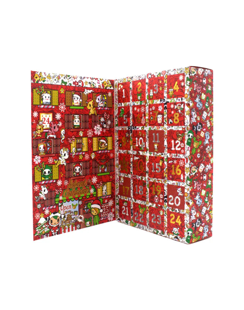 ‘Tis the Season to be Merry, and the tokidoki Advent Calendar is here with 24 reasons to rejoice! This Advent Calendar is filled with 24 Holiday themed tokidoki characters ready to be revealed! Let there be many days of joy and fun with the tokidoki Advent Calendar!