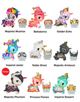 Step into a world of mystery and mischief with the Masquerade Unicorno Blind Box!&nbsp;&nbsp;Dressed to impress and ready for the grand ball, each Masquerade Unicorno features glittering masks, hidden identities, and dazzling details!&nbsp;&nbsp;Collect them all and let your Unicornos shine behind the mask!