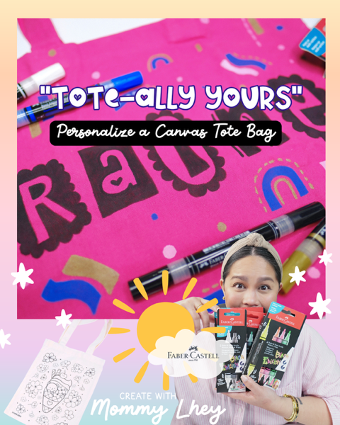 Tote-ally Yours: Personalize a Canvas Tote Bag with Mommy Lhey