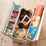 Toyo Steel Cantilever Toolbox ST-350 Japanese Tea Green