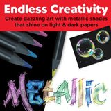 Faber-Castell Black Edition Colored Pencils - Metallic - Box of 12