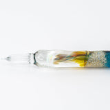 Tsukuyomi Blue Glass Dip Pen