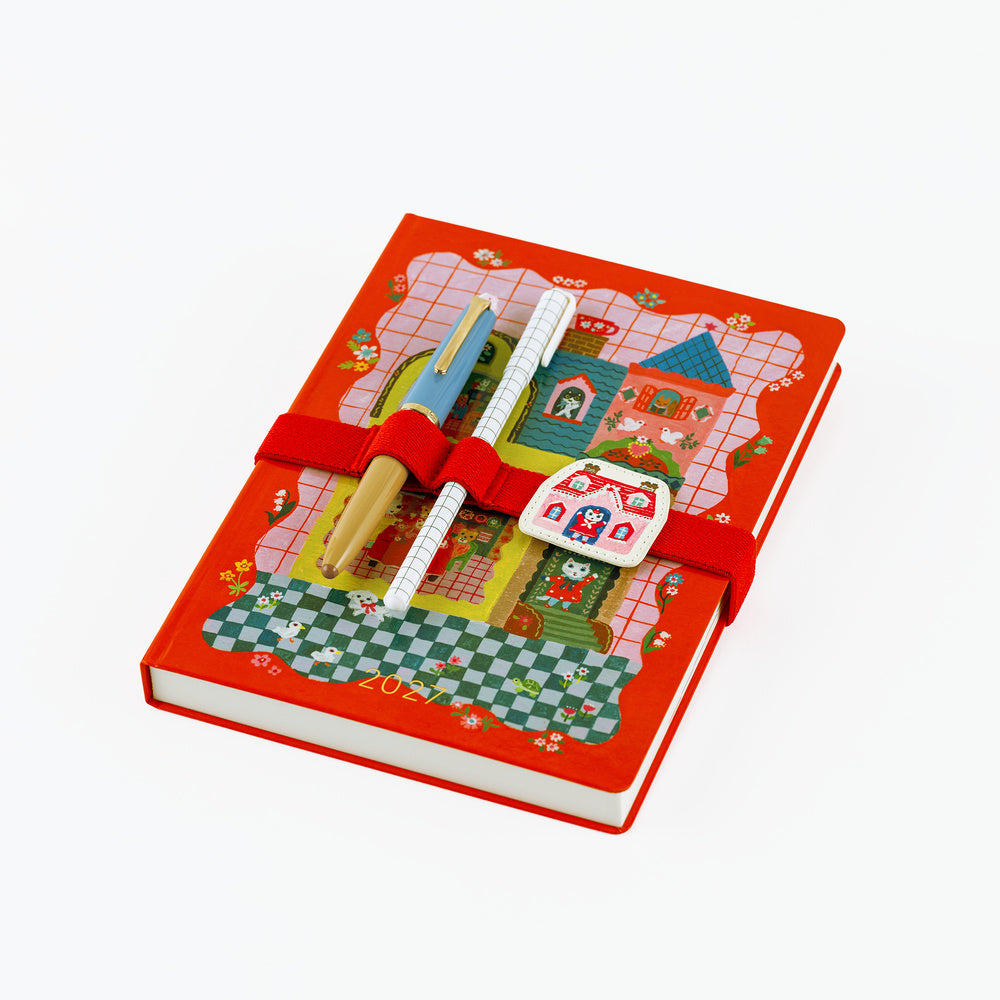 Hobonichi 2027 - Yumi Kitagishi: Book Band with Charm (White Cat)