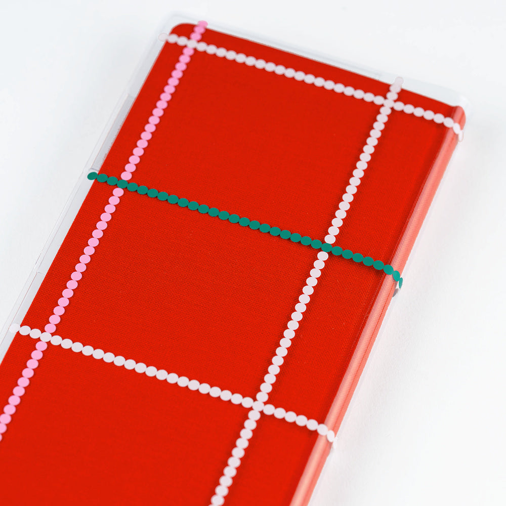 Hobonichi 2027 - Yoshie Watanabe: Clear Cover for Weeks (Dotted Plaid)