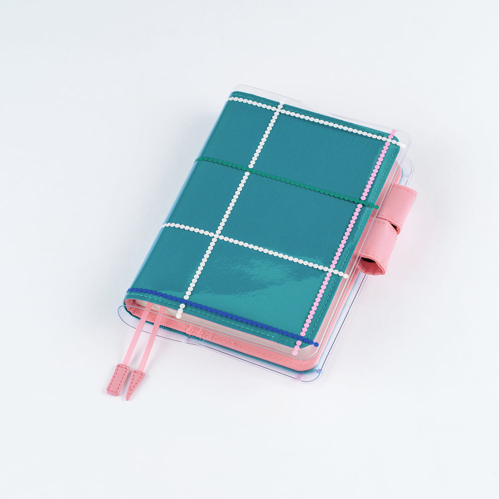 Hobonichi 2027 - Yoshie Watanabe: Cover on Cover for A6 Size (Dotted Plaid)