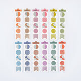 Hobonichi 2027 - TSUKI no IRO: Bookmark-Style Foil-Pressed Stickers