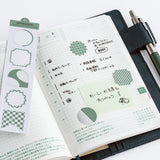 Hobonichi 2027 - TSUKI no IRO: Bookmark-Style Foil-Pressed Stickers