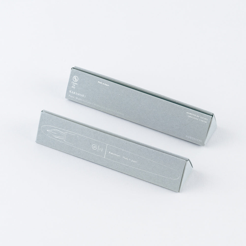 Hobonichi 2027 - Kakimori x TSUKI no IRO: Frost Rollerball Pen - Hobonichi Techo Exclusive Color