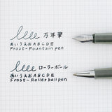 Hobonichi 2027 - Kakimori x TSUKI no IRO: Frost Rollerball Pen - Hobonichi Techo Exclusive Color