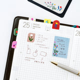 Hobonichi 2027 - Yoshie Watanabe: Sticky Notes (Petit Bloom)