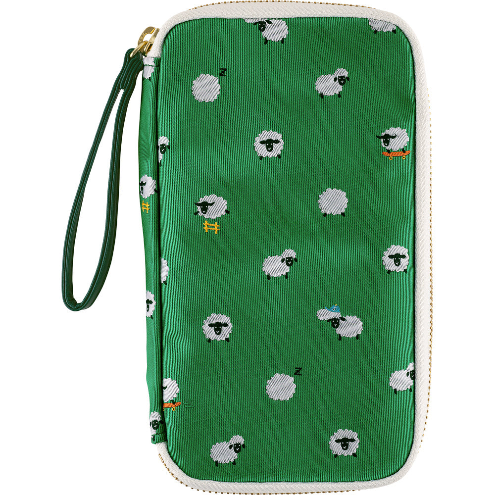 Hobonichi 2027 - Small Drawer Pouch (Bow & Tie: Sheep Sheep Sheep)