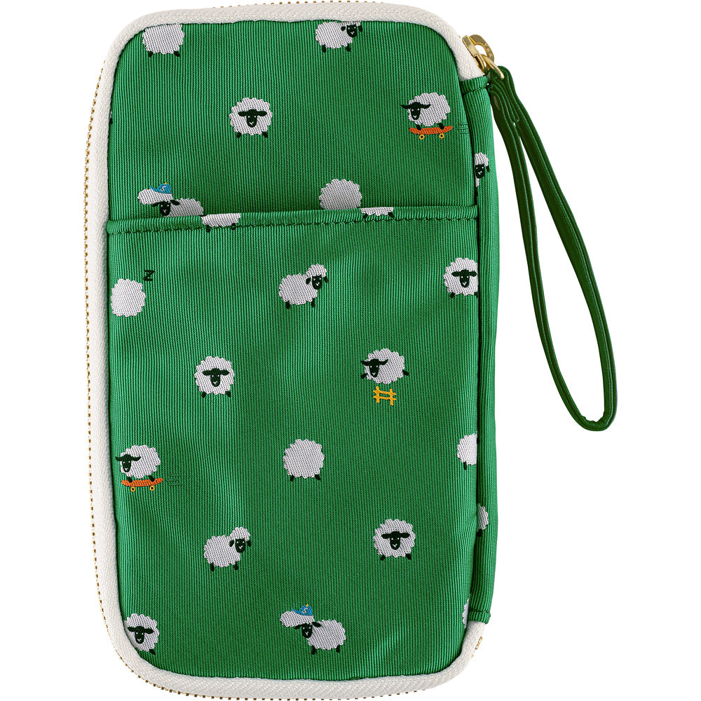 Hobonichi 2027 - Small Drawer Pouch (Bow & Tie: Sheep Sheep Sheep)