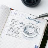 Hobonichi 2027 - Kakimori x TSUKI no IRO: Pigment Ink - Hobonichi Techo Standard Color