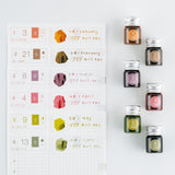 Hobonichi 2027 - Kakimori x TSUKI no IRO: Mini Ink Bottle Set (Jan-Jun)