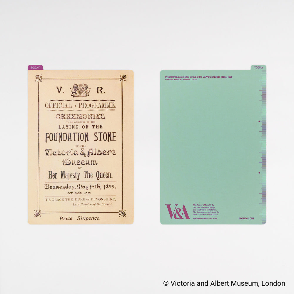 Hobonichi 2027 - V&A Series: Hobonichi Pencil Board (For A6 Size / A5 Size / Weeks)