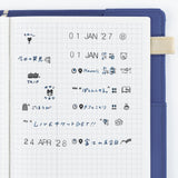 Hobonichi 2027 - Collect & Collage: Daily Memories - Rotating Stamp