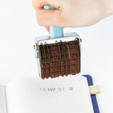 Hobonichi 2027 - Collect & Collage: Daily Memories - Rotating Stamp