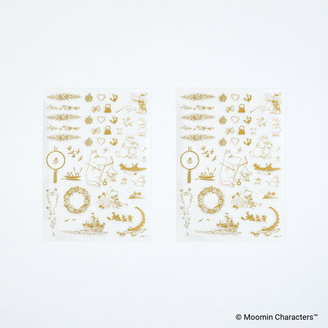 Hobonichi 2027 - Moomin: Foil-Stamped Clear Stickers (Adventure Log)