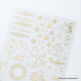 Hobonichi 2027 - Moomin: Foil-Stamped Clear Stickers (Adventure Log)