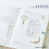 Hobonichi 2027 - Moomin: Foil-Stamped Clear Stickers (Adventure Log)