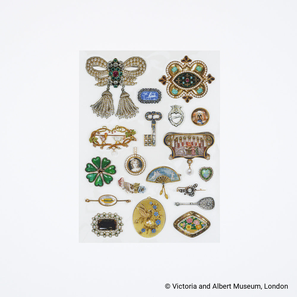 Hobonichi 2027 - V&A Series: Almost Actual-Size Jewellery Stickers