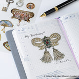 Hobonichi 2027 - V&A Series: Almost Actual-Size Jewellery Stickers