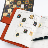 Hobonichi 2027 - Yoshie Watanabe: Foil-Stamped Stickers (Petit Bloom)
