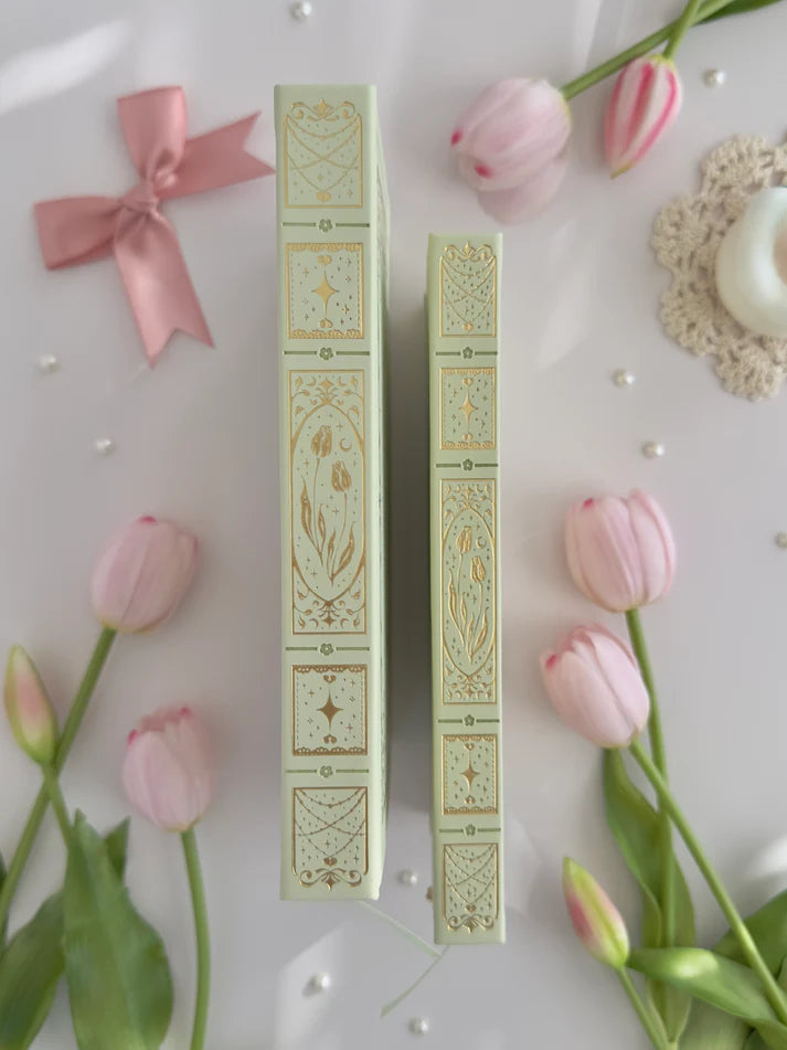 leelajournals Tulip Spell Book A5 Notebook - Tiana (Dotted, Lined)