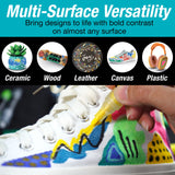 Faber-Castell Black Edition Shake & Paint Markers - Black & White 2ct