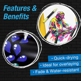 Faber-Castell Black Edition Shake & Paint Markers - Classic 6ct