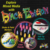 Faber-Castell Black Edition Shake & Paint Markers - Neon 4ct