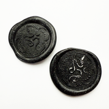 Archer and Olive - Black Sparkles Wax Seal Beads