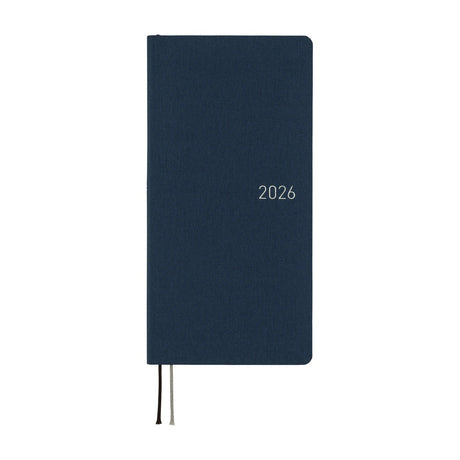 Hobonichi 2026 Weeks Mega Colors: Cosmo Blue [ENG/Tall & Slim/Jan Start]