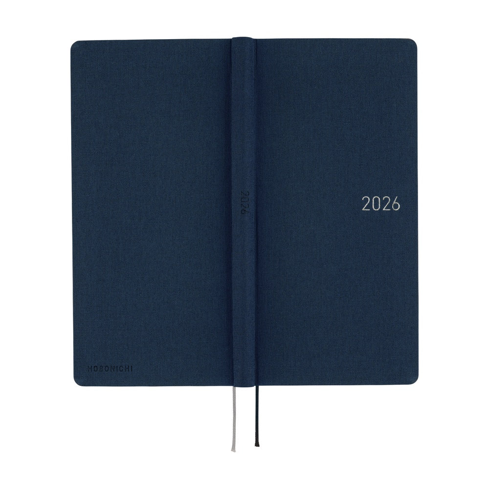 Hobonichi 2026 Weeks Mega Colors: Cosmo Blue [ENG/Tall & Slim/Jan Start]