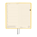 Hobonichi 2026 Weeks Mega Colors: Full Moon Yellow [ENG/Tall & Slim/Jan Start]