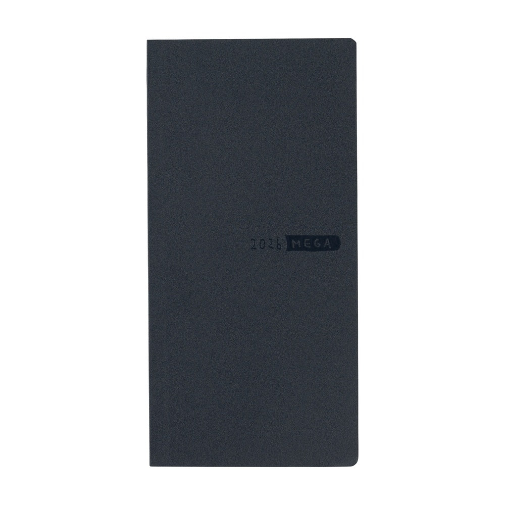 Hobonichi 2026 Weeks Mega Sneaker: Indigo Black [ENG/Tall & Slim/Jan Start]