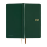 Hobonichi Techo Weeks 2027 - Leather: Forest Green