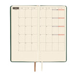 Hobonichi Techo Weeks 2027 - Leather: Forest Green