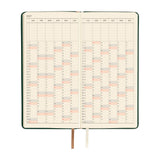 Hobonichi Techo Weeks 2027 - Leather: Forest Green