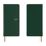 Hobonichi Techo Weeks 2027 - Leather: Forest Green