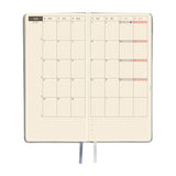 Hobonichi Techo Weeks 2027 - Leather: Noble Silver