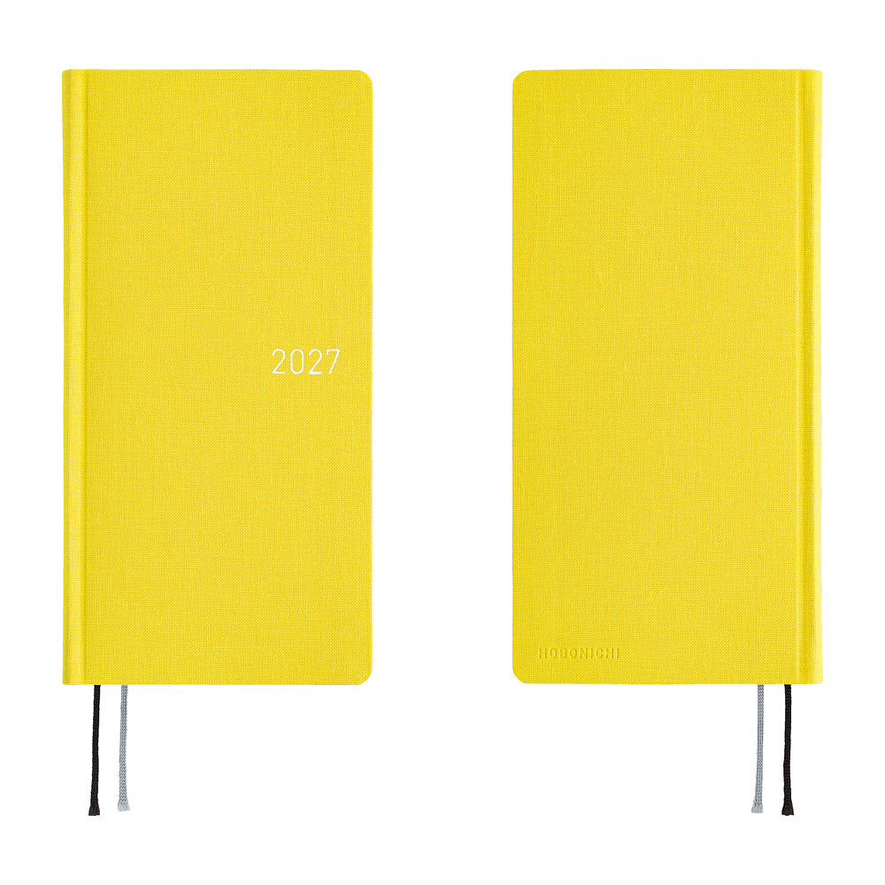 Hobonichi Techo Weeks 2027 - Colors: Canaria Yellow