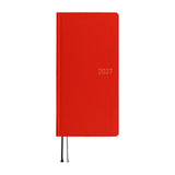 Hobonichi Techo Weeks 2027 - Colors: Poppy Red