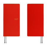 Hobonichi Techo Weeks 2027 - Colors: Poppy Red