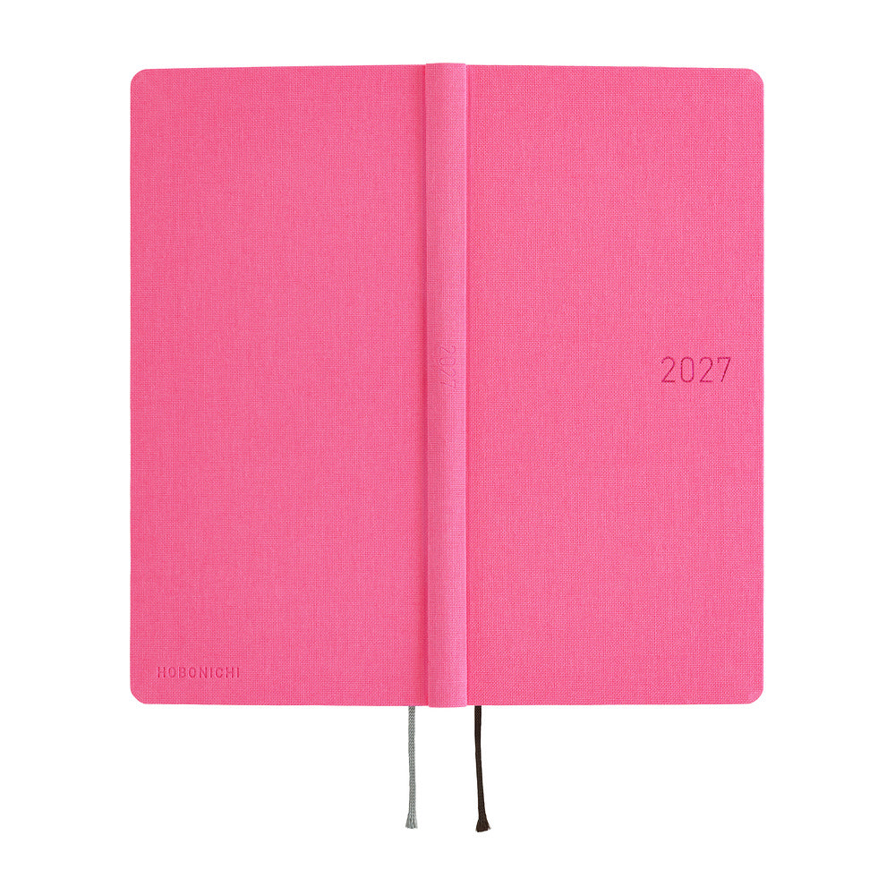 Hobonichi Techo Weeks 2027 - Colors: Pink Sapphire
